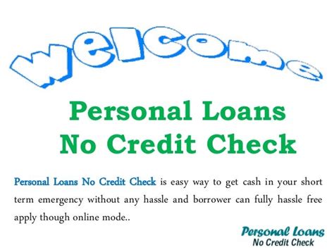 Emergency Personal Loans No Credit Check